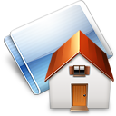 Home Icon, Home,Snow E2 Aqua,Folder