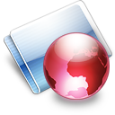 Online strawberry Icon, Online strawberry,Snow E2 Aqua,Folder