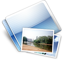 Pictures Icon, Pictures,Snow E2 Aqua,Folder