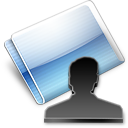 Users male Icon, Users male,Snow E2 Aqua,Folder