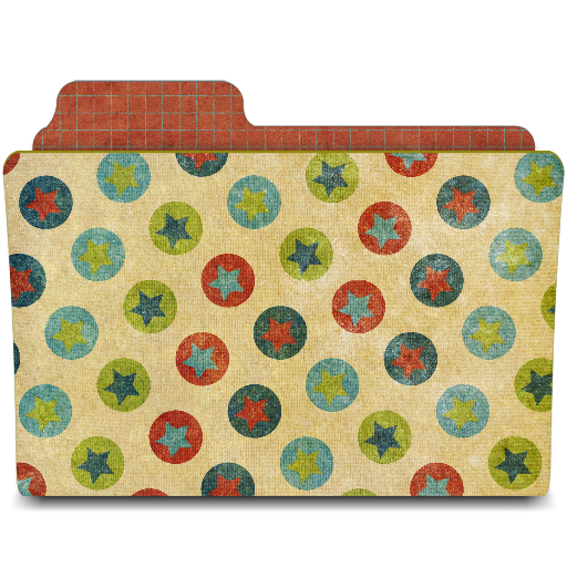 stars in my eyes Icon, stars in my eyes,Vintage Folders,Folder