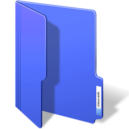blue Icon, blue,Vista Folders 3,Folder,http://monolistic.deviantart.com/art/Vista-Folders-3-44410063