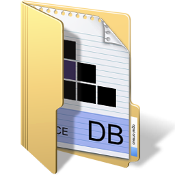 database Icon, database,Vista Folders 3,Folder,http://monolistic.deviantart.com/art/Vista-Folders-3-44410063