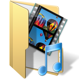 multimedia Icon, multimedia,Vista Folders 3,Folder,http://monolistic.deviantart.com/art/Vista-Folders-3-44410063