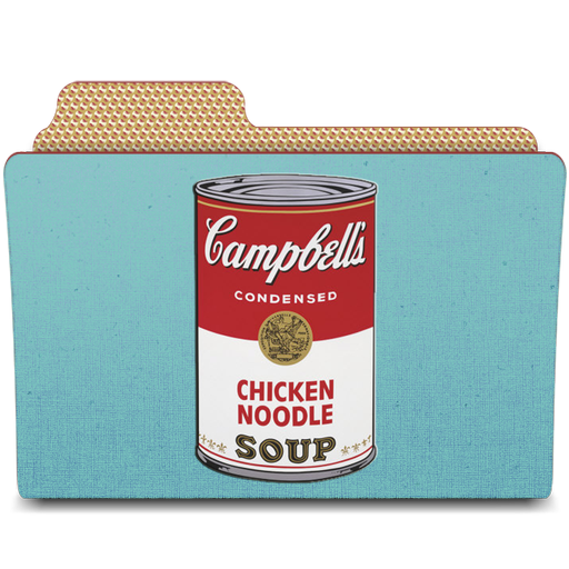 warhol campbells can Icon, warhol campbells can,Warhol Folders,Folder