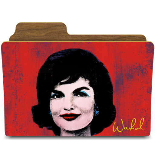 warhol jackie Icon, warhol jackie,Warhol Folders,Folder
