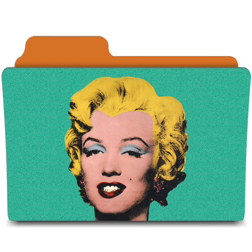 warhol marilyn Icon, warhol marilyn,Warhol Folders,Folder
