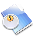 Aqua Private Icon, Aqua Private,World of Aqua Folders,Folder,