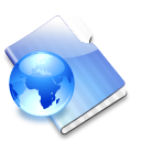 Aqua Sites Icon, Aqua Sites,World of Aqua Folders,Folder,