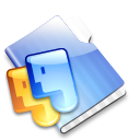 Aqua Users Icon, Aqua Users,World of Aqua Folders,Folder,