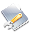 Graphite Apps Icon, Graphite Apps,World of Aqua Folders,Folder,