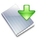 Graphite Drop Icon, Graphite Drop,World of Aqua Folders,Folder,