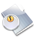 Graphite Private Icon, Graphite Private,World of Aqua Folders,Folder,