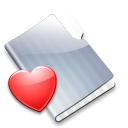 Graphites Favorites Icon, Graphites Favorites,World of Aqua Folders,Folder,