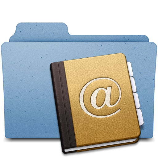 contacts Icon, contacts,leopard custom folders,Folder,http://tonisl78.deviantart.com/art/leopard-custom-folders-512x512-95134946