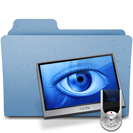 eyetv Icon, eyetv,leopard custom folders,Folder,http://tonisl78.deviantart.com/art/leopard-custom-folders-512x512-95134946