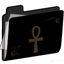 Ankh Folder (gold) Icon, Ankh Folder (gold),wiccan folders,Folder,http://lilithsoul.deviantart.com/art/wiccan-folders-17245909