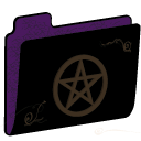 Pentacle Empty Folder (purple) Icon, Pentacle Empty Folder (purple),wiccan folders,Folder,http://lilithsoul.deviantart.com/art/wiccan-folders-17245909