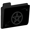 Pentacle Empty Folder (silver) Icon, Pentacle Empty Folder (silver),wiccan folders,Folder,http://lilithsoul.deviantart.com/art/wiccan-folders-17245909