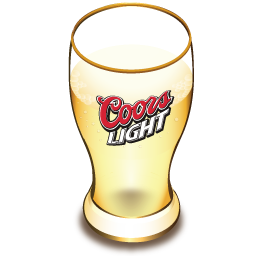 Coors beer glass Icon, Coors beer glass,Beer,Food & Drinks,