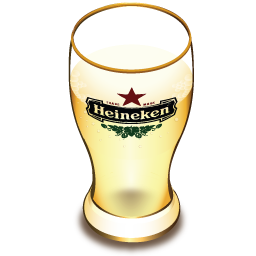 Heineken beer glass Icon, Heineken beer glass,Beer,Food & Drinks,