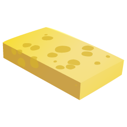 cheese chunk Icon, cheese chunk,Cheese,Food & Drinks