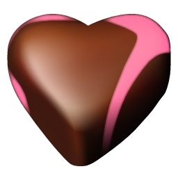 chocolate hearts 02 Icon, chocolate hearts 02,Chocolate Hearts,Food & Drinks