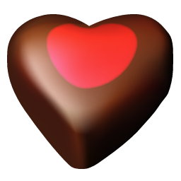 chocolate hearts 03 Icon, chocolate hearts 03,Chocolate Hearts,Food & Drinks