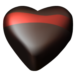 chocolate hearts 06 Icon, chocolate hearts 06,Chocolate Hearts,Food & Drinks