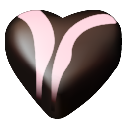 chocolate hearts 07 Icon, chocolate hearts 07,Chocolate Hearts,Food & Drinks