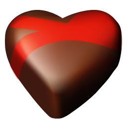 chocolate hearts 09 Icon, chocolate hearts 09,Chocolate Hearts,Food & Drinks