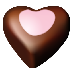 chocolate hearts 10 Icon, chocolate hearts 10,Chocolate Hearts,Food & Drinks