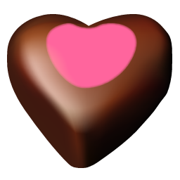 chocolate hearts 11 Icon, chocolate hearts 11,Chocolate Hearts,Food & Drinks