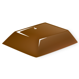 chocolate block 2 Icon, chocolate block 2,Chocolate,Food & Drinks