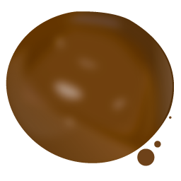 chocolate drop Icon, chocolate drop,Chocolate,Food & Drinks