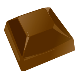 chocolate piece Icon, chocolate piece,Chocolate,Food & Drinks