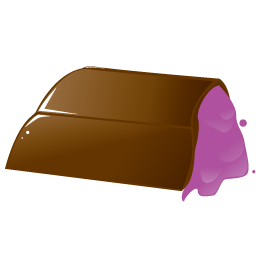 chocolate pink Icon, chocolate pink,Chocolate,Food & Drinks