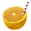 Orange straw Icon, Orange straw,Fruits Illustrated,Food & Drinks,