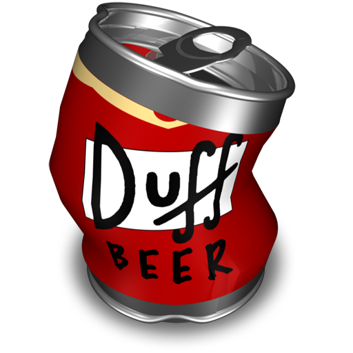 Duff2 Icon, Duff2,Get a Can for your trash,Food & Drinks,http://qwertykkk.deviantart.com/art/Get-a-Can-for-your-trash-91310151