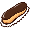 Eclair Icon, Eclair,Patisserie,Food & Drinks