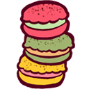 Macarons Icon, Macarons,Patisserie,Food & Drinks