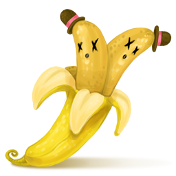 Banana Twins Icon, Banana Twins,Playground,Food & Drinks