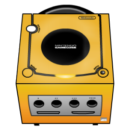 Gamecube orange Icon, Gamecube orange,Console,Game