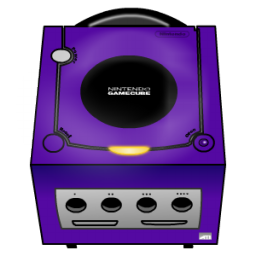 Gamecube purple Icon, Gamecube purple,Console,Game