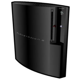 Playstation 3 standing Icon, Playstation 3 standing,Console,Game