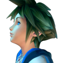 Sora Face Icon, Sora Face,Kingdom Hearts,Game