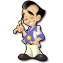 Larry Figure Icon, Larry Figure,Larry Laffer,Game