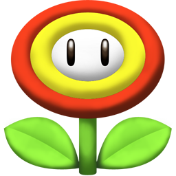 Flower Fire Icon, Flower Fire,Super Mario 1,Game