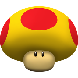 Mushroom Mega Icon, Mushroom Mega,Super Mario 1,Game