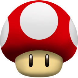 Mushroom Super Icon, Mushroom Super,Super Mario 1,Game